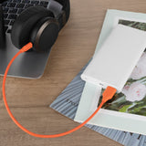 Geekria USB Headphones, Earbuds Short Charger Cable Compatible with JBL Endurance Peak, LIVE 400BT/500BT, TUNE 500BT, USB to Micro-USB Replacement Power Charging Cord (1 ft/30 cm 2 Pack)