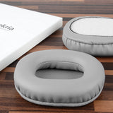 Geekria QuickFit Replacement Ear Pads for Edifier W800BT (FCC ID:Z9G-EDF41), K815, W808BT Headphones Ear Cushions, Headset Earpads, Ear Cups Cover Repair Parts (Grey)