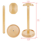 Geekria Wooden Headphones Stand for Over-Ear Headphones, Gaming Headset Holder, Desk Display Hanger with Storage Base Compatible with Sennheiser, Bose, Beats, Razer, HyperX, Sony (Beech)