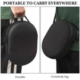 Geekria Carrying Case for VR Controllers and Accessories, Compatible with Quest 3, Quest 2, Vision Pro, Google Daydream View, 30x21x11cm, Shockproof with Cushion Padding for Secure Storage