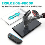 Geekria Tempered Glass Screen Protector Compatible with Nintendo Switch 2 (2025) with Alignment Frame Transparent HD Clear, Anti-Scratch & Fingerprint