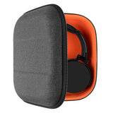 Geekria Shield Headphones Case Compatible with Sony WH-CH710, WH-XB910N, WH-1000XM5, WH-1000XM4, WH-ULT900N Case, Replacement Hard Shell Travel Carrying Bag with Cable Storage (Dark Grey)