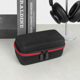 Geekria Shield Speaker Case Compatible with MARSHALL EMBERTON, EMBERTON II/III Cover, Replacement Hard Shell Portable Speaker Protective Carrying Bag with Cable Storage Keychain Hook (Black)