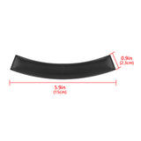 Geekria Protein Leather Headband Pad Compatible with Sennheiser HD202, HD 212 Pro, HD437, HD447, HD457, HD497 Headphones, Replacement Band Repair Part (Black)