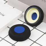 Geekria Comfort Mesh Fabric Replacement Ear Pads for Jabra Evolve 65UC/ 65MS/ 40UC/ 40MS/ 30US/ 30II/ 20SE/ 20UC/ 20MS Headphones Ear Cushions, Repair Parts (Black+Blue)