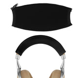 Geekria Flex Fabric Headband Cover Compatible with Parrot Zik 3, Zik 2.0, Zik, Wireless Noise Cancelling Headphones, Head Cushion Pad Protector, Replacement Repair Part, Sweat Cover (Black)