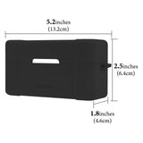 Geekria for Creators Microphone Case Cover Compatible with DJI Mic 2 Charging Case, Mic Silicone Protective Case Skin, Soft Microphone Travel Charging Case Sleeve (Black)