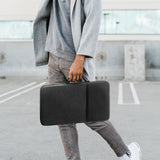 Geekria Hard Shell Travel Carrying Keyboard Case, Compatible with Microsoft Ergonomic Keyboard (LXM-00004), Ergonomic Keyboard and Mouse Combo Case (Dark Grey)