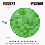 GEEKRIA 2 Pairs Medium Flex Fabric Washable Headphone Covers