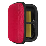 Geekria Shield Hard Shell Earbuds Carrying Case Compatible with TOZO T10, Bose SoundSport Free, Sony WF-1000XM3, WF-1000X, Wireless Earbuds Travel Storage Bag with Mesh Pocket (Red)