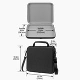 Geekria Hard Shell Travel Case Compatible with Novation Launch Control XL 3, AlphaTheta SLAB MIDI Controller, Audio Mixer Carrying Bag (Dark Gray)