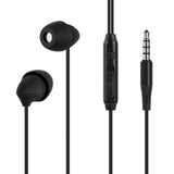 Geekria Sleeping Headphones for Side Sleepers, 3.5mm Wired Soft Silicone In-Ear Earbuds with Mic & Volume Control, Sleep, Travel & Meditation (3.9FT)