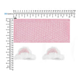 Geekria NOVA Knit Fabric Headband Cover + Cat Ears Attachment Compatible with Razer Kraken V4, SteelSeries Arctis Nova Pro, HyperX Cloud III, Sennheiser GSP 300, Sony INZONE H9 Headphones (Pink)