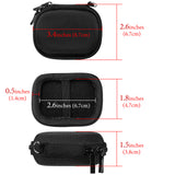 Geekria Shield Earbuds Case Compatible with Apple AirPods 4/3/2/Pro 3 True Wireless Earbud, Replacement Hard Shell Travel Carrying Bag with Carabiner Clip, Portable, Waterproof (Black)