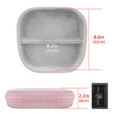 Geekria NOVA Headphones Case, Compatible with Apple AirPods Max Headphones Case, Replacement Hard Shell Travel Carrying Bag with Room for Smart Case and Accessories Storage (Pink)