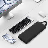 Geekria Slim Keyboards Carrying Case, Compatible with LOFREE Flow2 84 Keys / Flow2 68 Keys, EVA Hard Shell Travel Bag (Dark Grey)