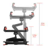 Geekria Car Headrest Mount Compatible with Nintendo Switch, OLED, Lite and Other Mini Tablets, Game Accessories Adjustable Universal Holder for Car Backseat (Red)