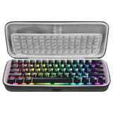 Geekria 60% Compact Keyboard Case, Hard Shell Travel Carrying Bag for 61 Keys Computer Keyboard, Compatible with SteelSeries Apex Pro Mini, Razer Huntsman Mini, RK Royal KLUDGE RK61