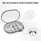 Geekria Shield Hard Carrying Case Compatible with Meta Quest2, Portable Bag Protect VR Device and Accessories, Drop and Scratch Proof Compact Travel Case (Clear)