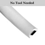 Geekria Protein Leather Headband Pad Compatible with Anker Space Q45 Headphones, Replacement Band Repair Part (White)