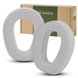 Geekria Linen Replacement Ear Pads Compatible with Logitech G321, G430 Headphones, Comfort-Fit Easy Installation Ear Cushions, Headset Earpads, Ear Cups Cover Repair Parts (Gray)