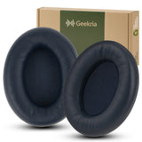 Geekria Elite Sheepskin Replacement Ear Pads for Sony WH-1000XM4 Headphones Ear Cushions, Repair Parts (Blue)