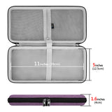 Geekria Keyboard Carrying Case, Hard Shell Protective Travel Bag for Small Compact Keyboard, Compatible with Logitech Pebble Keys 2 K380s / K380 (Lavender)