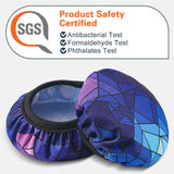 GEEKRIA 2 Pairs Medium Flex Fabric Washable Headphone Covers