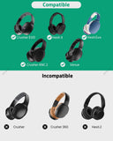 Geekria Elite Charging Headphones Case Compatible with Skullcandy Crusher ANC 2, Hesh ANC/Evo/360 and More, Replacement Hard Shell Travel Carrying Bag (Black) Without Power Bank