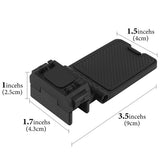 Geekria Magnetic Mount Stand Compatible with Insta360 Ace Pro 2, Ace Pro, Ace Action Camera, Desktop Stabilizer Mounts, Adjustable Handle, Suitable for Desk, Outdoor (Black)