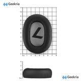 Geekria Replacement Ear Pads for Plantronics BackBeat PRO2/ PRO2 Special Edition, Voyager 8200UC Headphones Ear Cushions, Repair Parts (Black Tan)