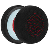Geekria Comfort Mesh Fabric Replacement Ear Pads for Logitech Zone 301(981-001468), Zone 300, Zone 305 (981-001457) Headphones Ear Cushions, Repair Parts (Black)