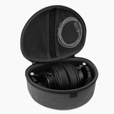 Geekria Shield Headphones Case Compatible with Audio-Technica ATH-M50X/M30X, ULTRASONE Signature FUSION Open Back, Replacement Hard Shell Travel Carrying Bag with Cable Storage (Dark Grey)