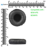 Geekria QuickFit Replacement Earpads + Mic Windscreen Foam Compatible with BlueParrott B250-XTS, B250-XT Plus, B250-XT, B250, B150 Headphones Mic Foam Cover + Ear Cushions (Black)