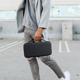 Geekria Keyboard Carrying Case, Hard Shell Protective Travel Bag for Small Compact Keyboard, Compatible with Logitech Pebble Keys 2 K380s/ K380 (Dark Gray)
