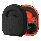 Geekria Shield Headphones Case Compatible with Silensys E7, PurelySound E7, MOVSSOU E7, COWIN E7, Tapela E7, Audonia E7, Replacement Hard Shell Travel Carrying Bag with Cable Storage (Black)