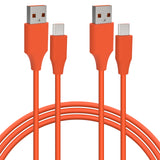 Geekria Micro Headphones Fast Charger Cable Compatible with Bose QuietComfort 35II/35/25, SoundLink, AE2 headphones, USB to Micro Replacement Power Cord (4ft / 120cm 2 Pack)