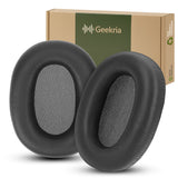 Geekria Elite Sheepskin Replacement Ear Pads for SONY WH-1000XM6 Headphones Ear Cushions, Repair Parts (Black)
