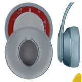 Geekria QuickFit Replacement Ear Pads for Beats Solo 3 (A1796), Solo 3.0 Wireless On-Ear Headphones Ear Cushions, Headset Earpads, Ear Cups Cover Repair Parts (Grey)