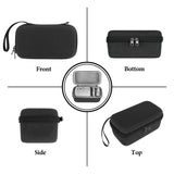 Geekria Shield Speaker Case Compatible with Sony LinkBuds Cover, Replacement Travel Hard Shell Portable Speaker Protective Carrying Bag with Cable Storage (Grey)