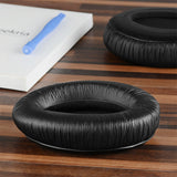 Geekria QuickFit Leatherette Replacement Ear Pads for Sennheiser HD 280/ 280-Pro/ 281, HMD 280/ 281 Headphones Ear Cushions, Repair Parts with Video Guide (Black)