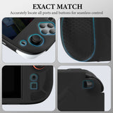 Geekria Silicone Protective Case Compatible with Nintendo Switch 2, Split Design Shockproof Anti-Scratch Shell, Game Accessories (Black)