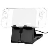Geekria Foldable Stand Compatible with Nintendo Switch 2, Switch Lite & OLED, Adjustable Portable Holder for Desk or Travel (Black)