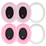 Geekria SNAP Ear Pads Replacement Kit Compatible with Beats Studio 3, Studio 2 Headphones, Magnetic Easy Switch Ear Cushions, Quick Swap Design (Protein Leather+Mesh Fabric, 2 Pairs)