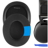 Geekria Comfort Cooling Gel Replacement Ear Pads Compatible with SteelSeries Arctis 1/ 3/ 5/ 7/ 7P/ 7P+/ 7X/ 7X+/ 9/ 9X, Arctis Pro/Prime Headphones, Ear Cushions (Black)