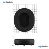 Geekria Sport Cooling-Gel Replacement Ear Pads Compatible with Sony INZONE H9 II, WH-G910N, H6 Air Gaming Headsets, Ear Cushions (Black)