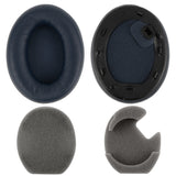 Geekria Elite Sheepskin Replacement Ear Pads for Sony WH-1000XM4 Headphones Ear Cushions, Repair Parts (Blue)