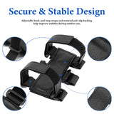 Geekria Portable Speaker Mount Strap for Golf Cart, Bike, Boat & UTV, Secure Bluetooth Speaker Holder Compatible with JBL Flip 6/5, Charge 5, Anker Soundcore 2, Sony SRS-XB23 (Black)