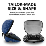 Geekria Controller Travel Case Compatible with RAZER Wolverine V3 Pro, V2 Pro, Victrix, Luna, Steam, Hard Shell Portable Bag, Game Protective Storage Box (Blue)