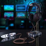 Geekria Apollo Single Crystal Copper Upgrade Audio Cable Compatible with Meze Audio 99 Classics Series, 109 PRO, LIRIC 2, Strada 4.4mm to Dual 3.5mm Replacement Headphones Cord (4.9ft/1.5m)